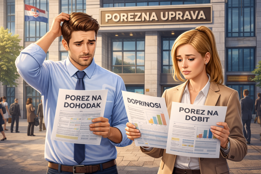 Porez na dobit nije isto što i porez na dohodak