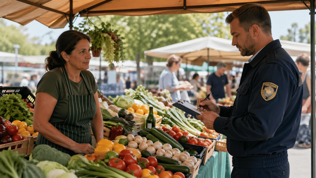 Prodaja voća i povrća na štandu traži jasnu dokumentaciju